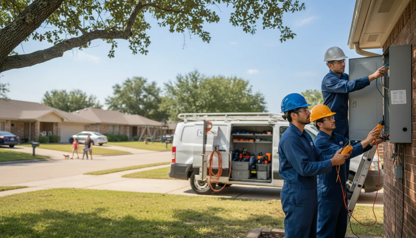 Certified electrician providing emergency electrical services in Levelland, TX